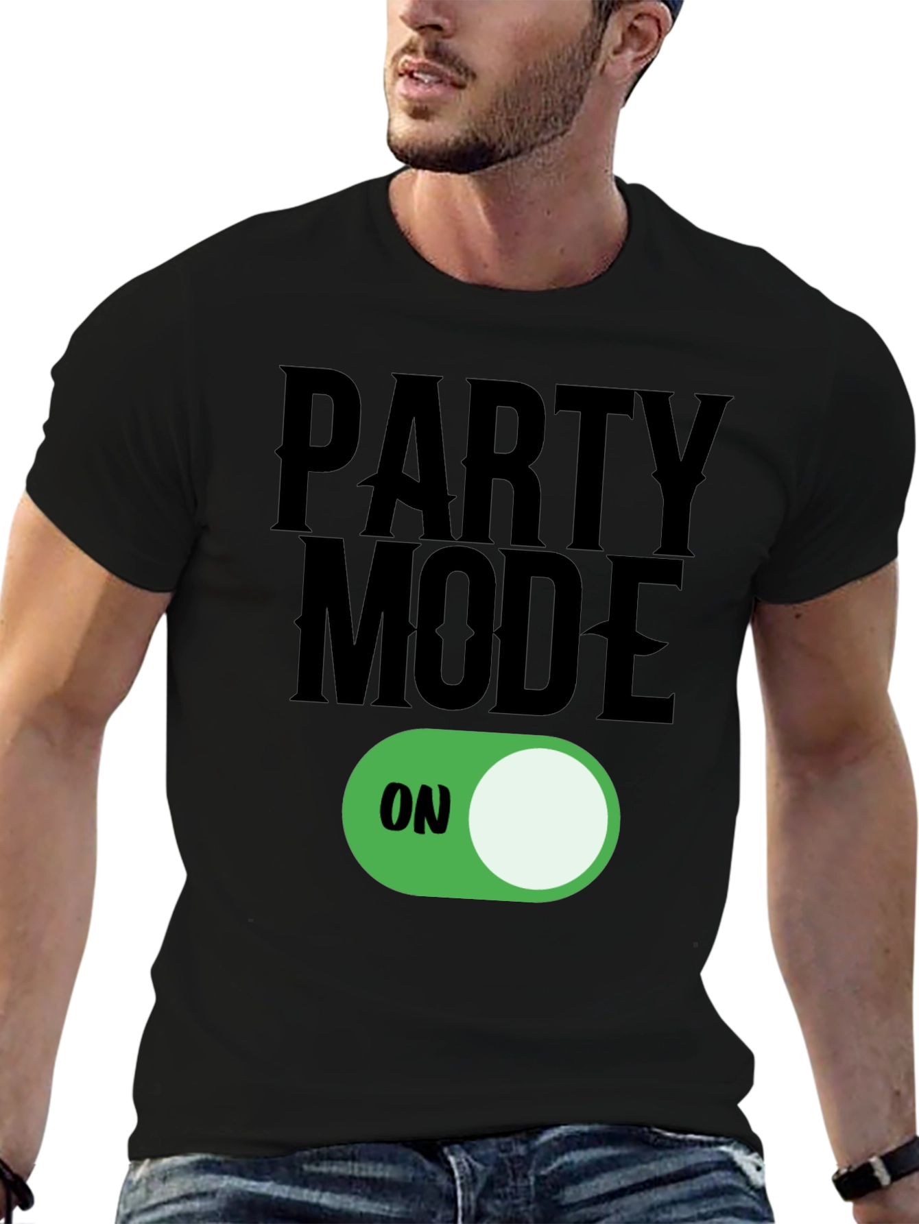 Party Mode ON T-Shirt - Fun Graphic Tee