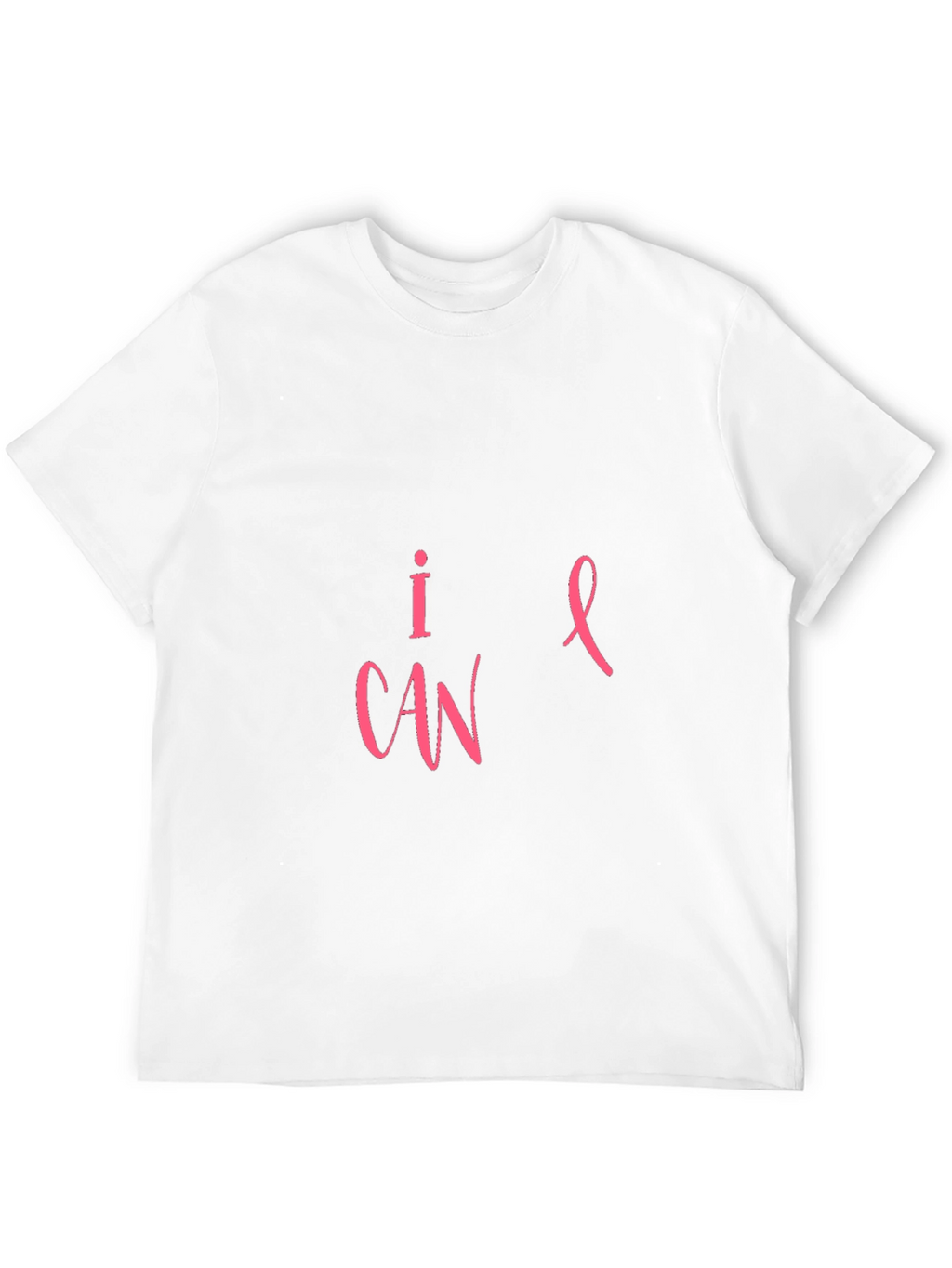 I CAN Cancer Awareness Black T-Shirt