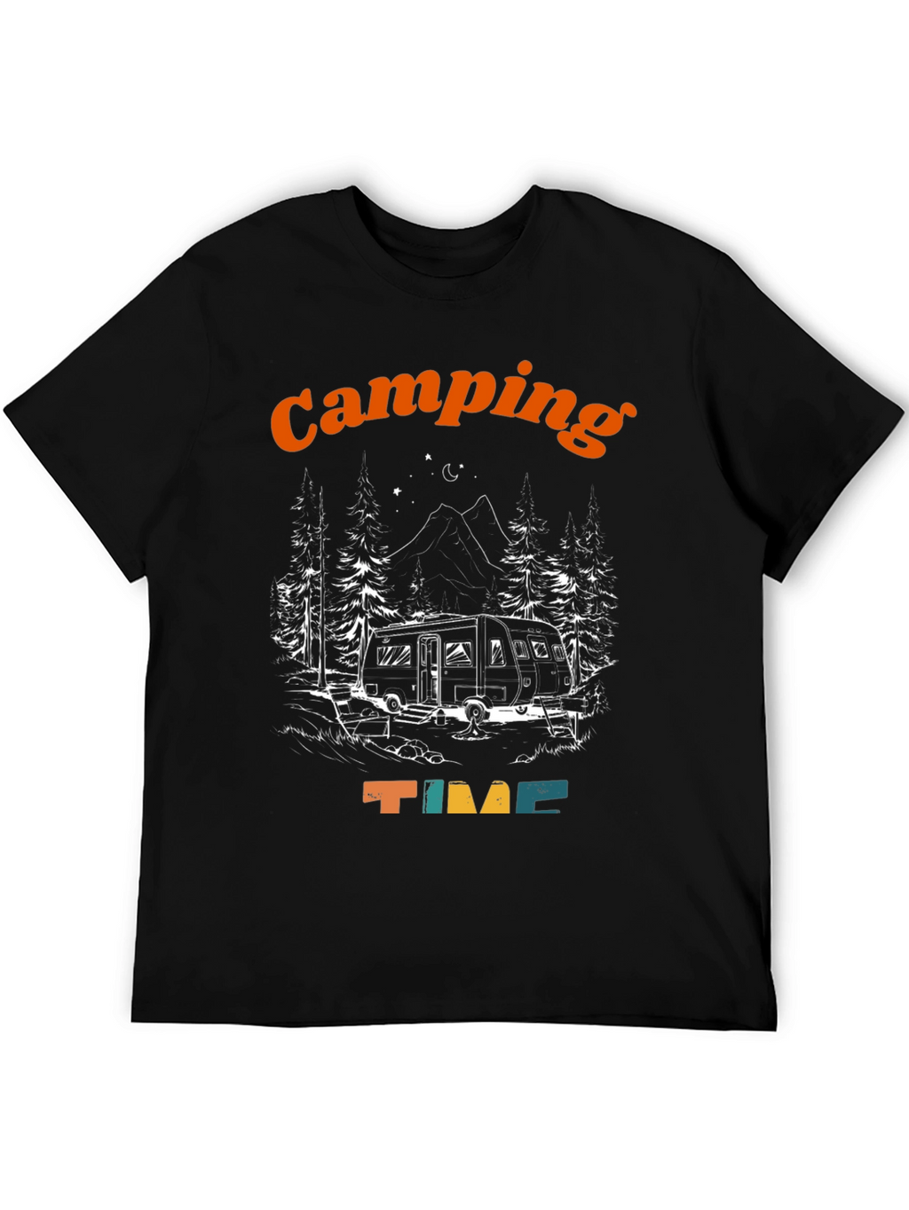 Camping Time Graphic T-Shirt