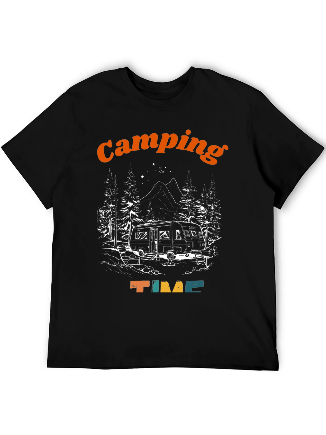 Camping Time Graphic T-Shirt