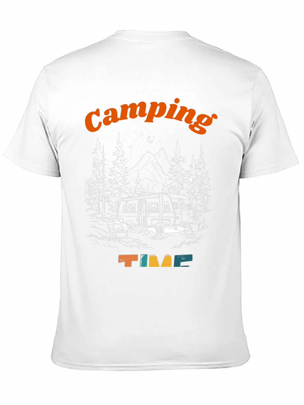 Camping Time Graphic T-Shirt