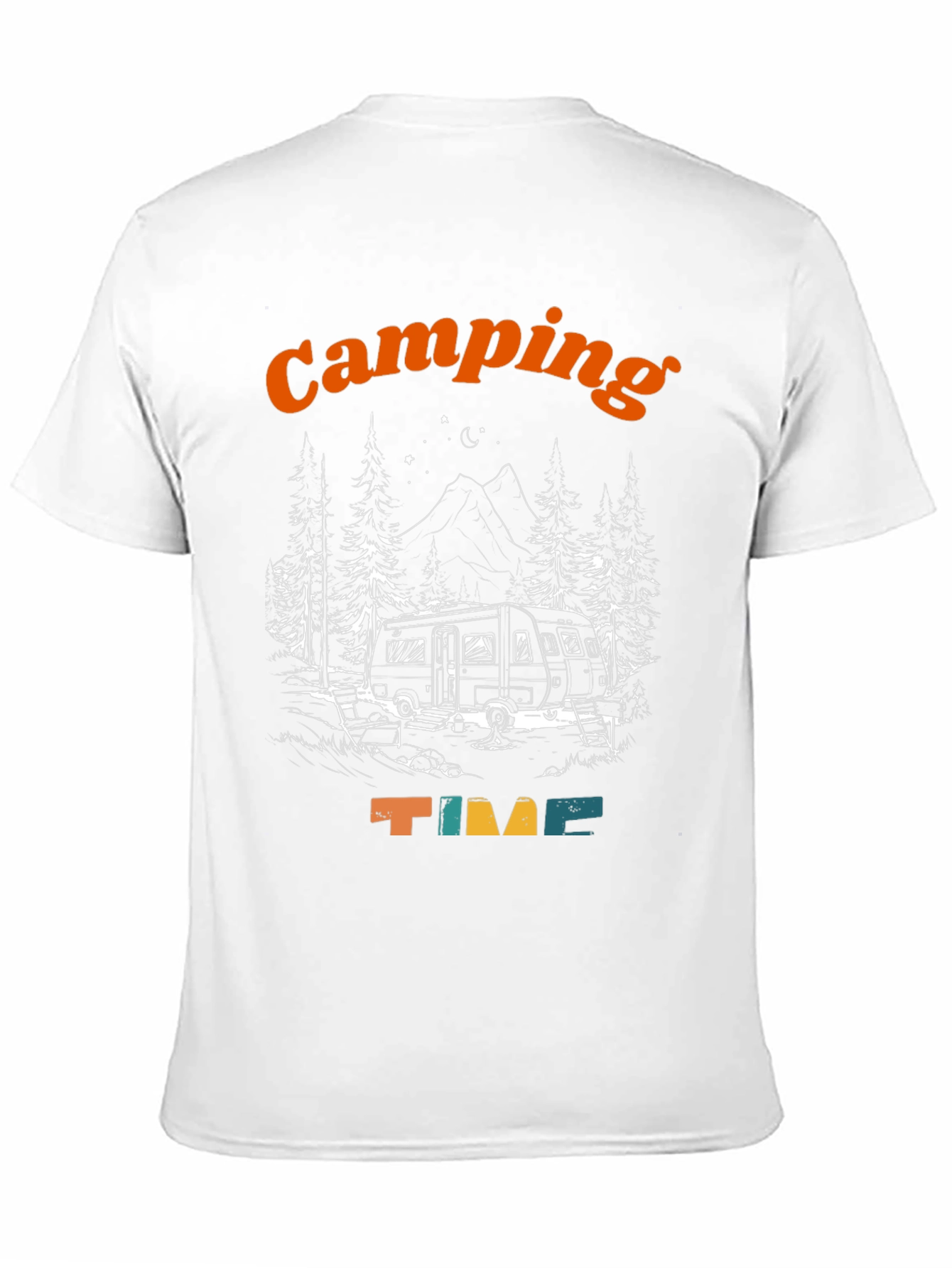 Camping Time Graphic T-Shirt