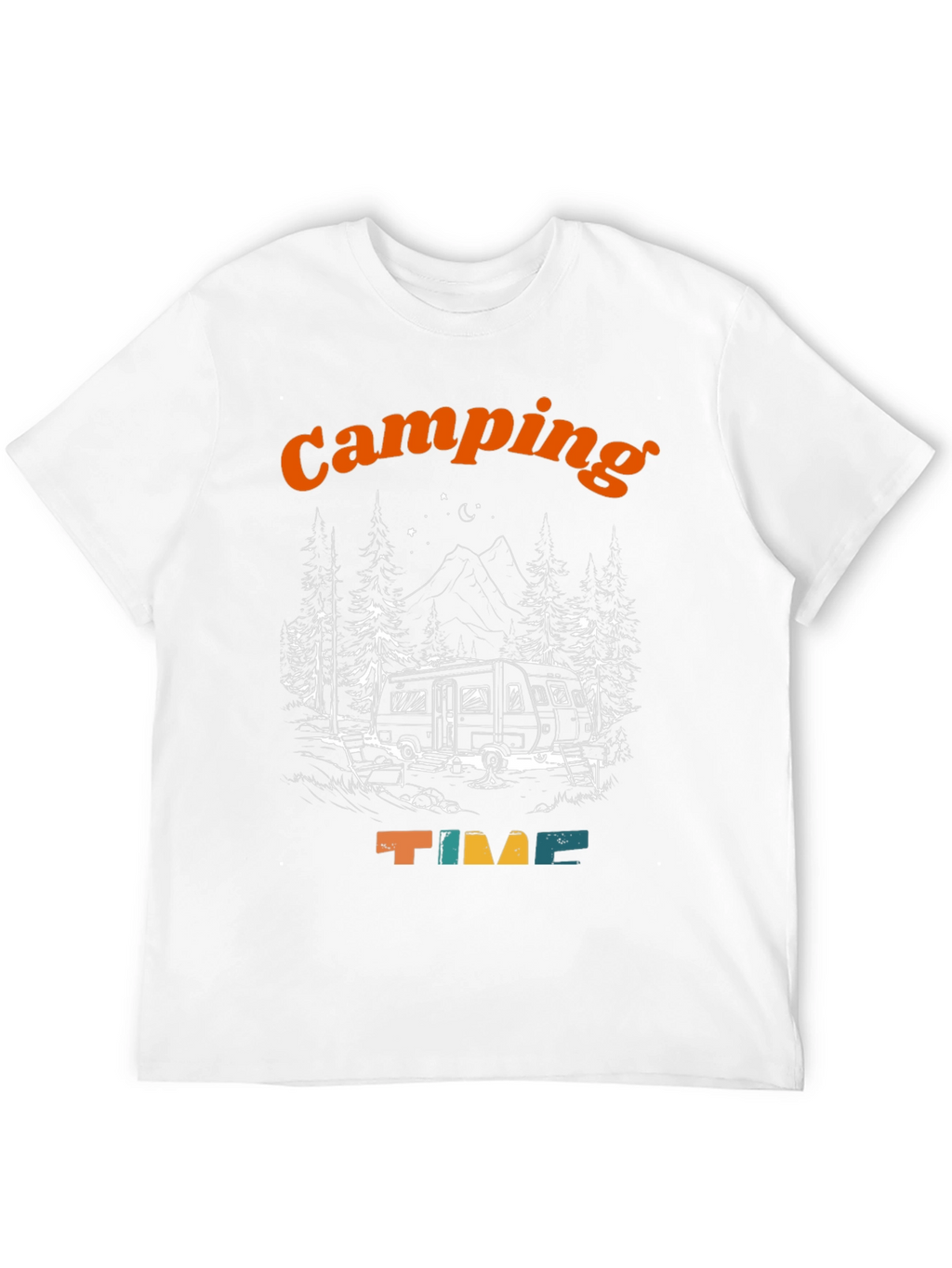 Camping Time Graphic T-Shirt