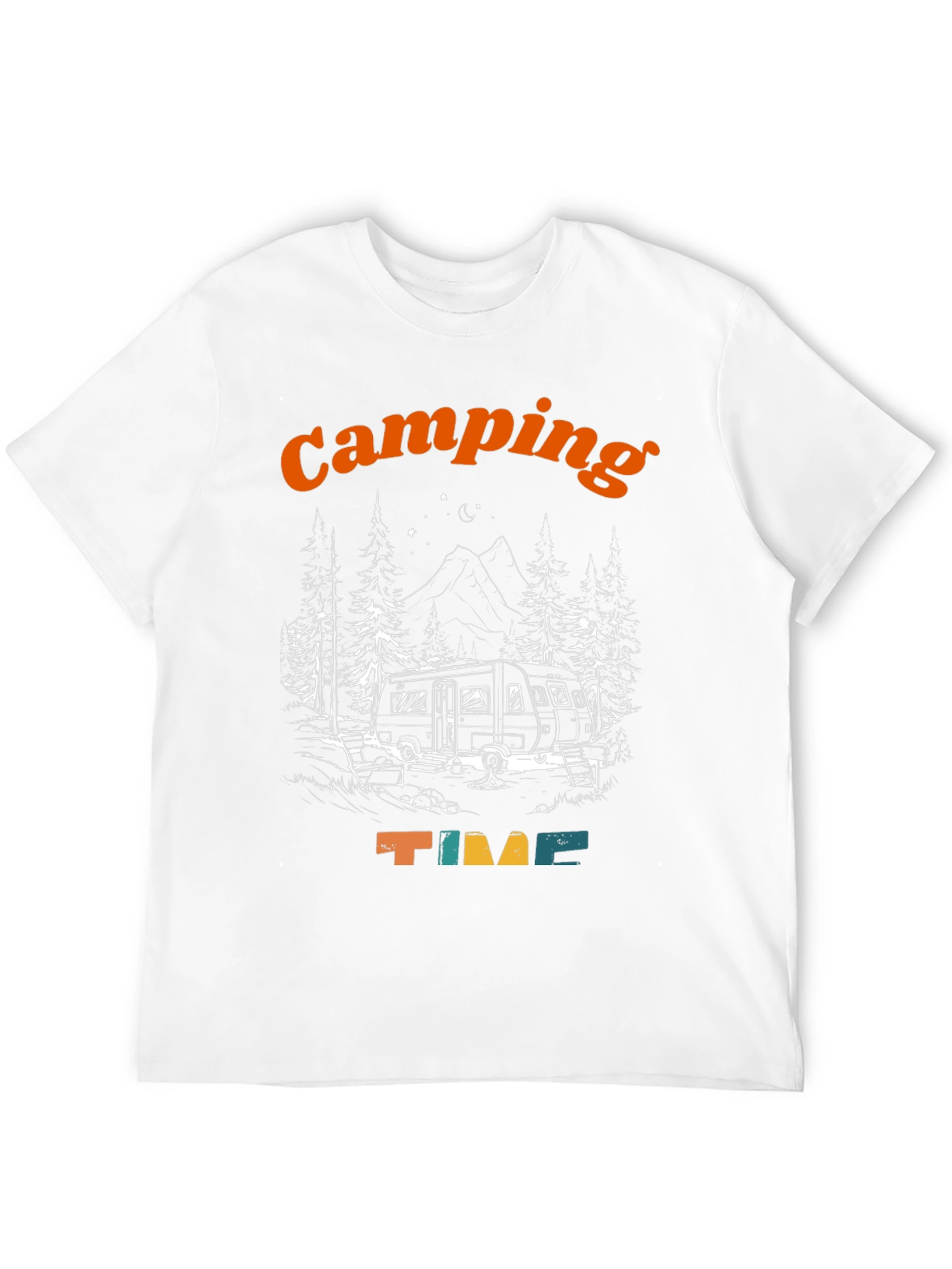 Camping Time Graphic T-Shirt