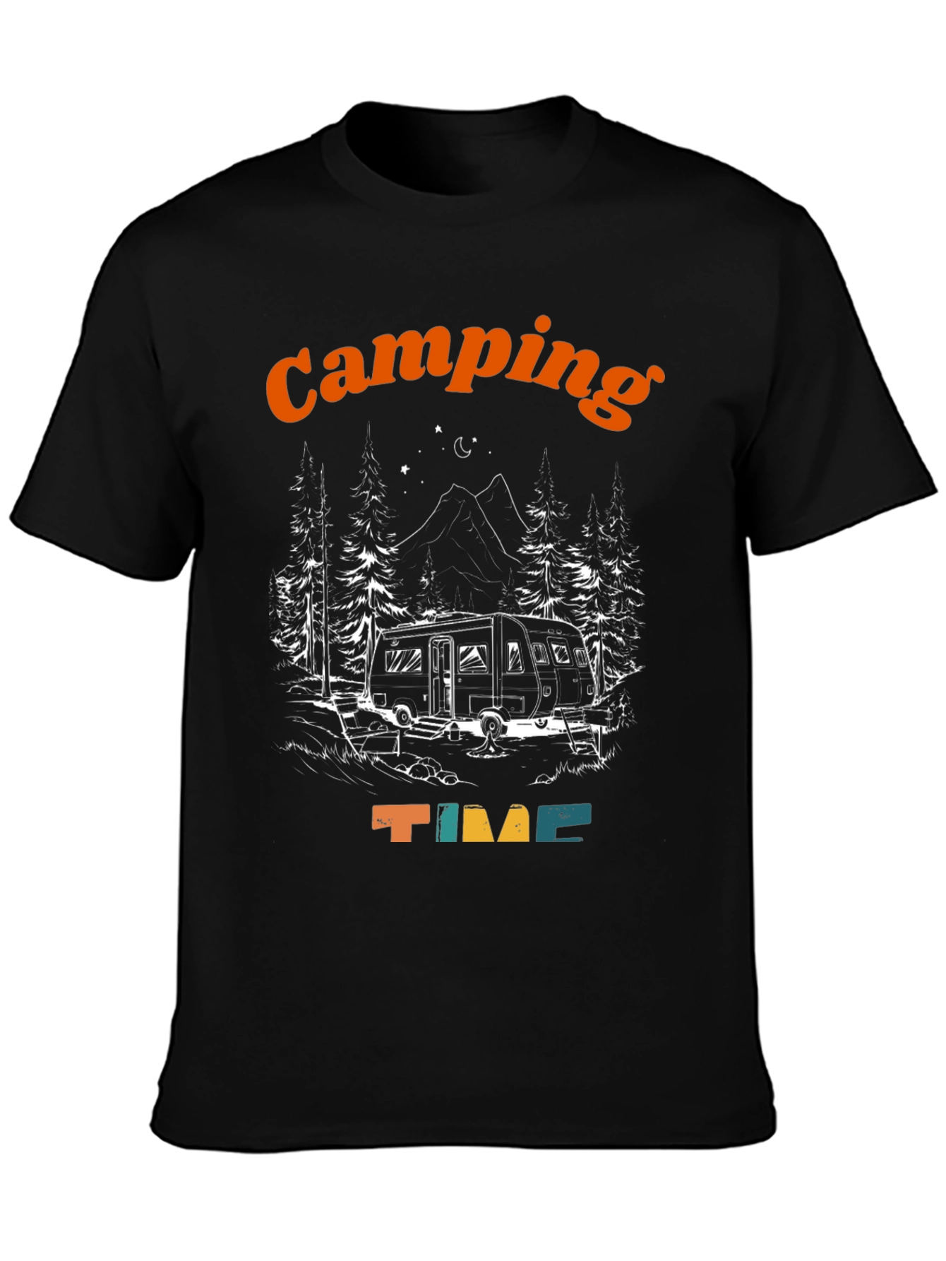 Camping Time Graphic T-Shirt