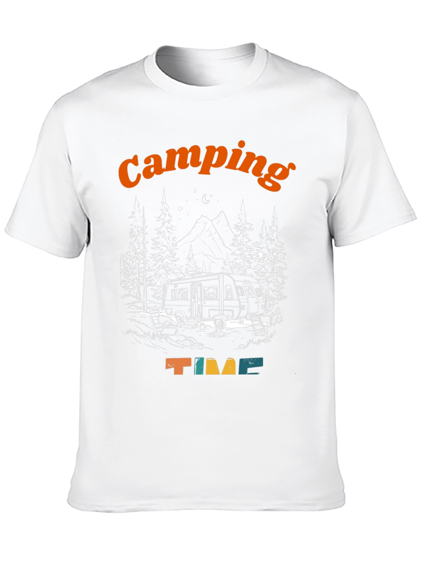 Camping Time Graphic T-Shirt