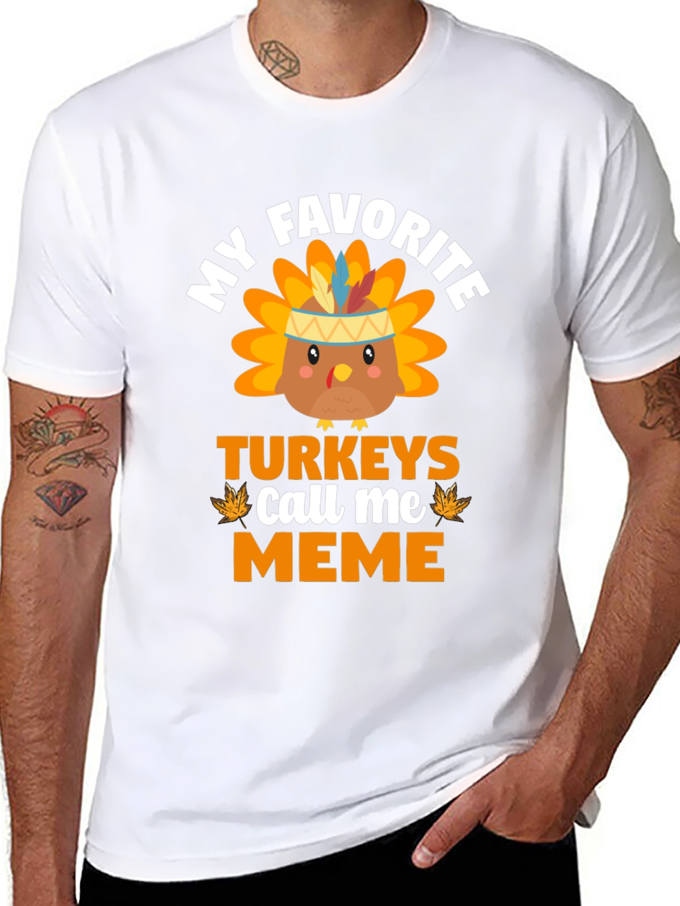 My Favorite Turkeys Call Me Meme T-Shirt