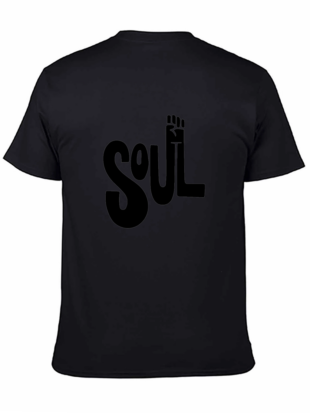 Soul Fist Graphic Tee - Black Cotton Comfort