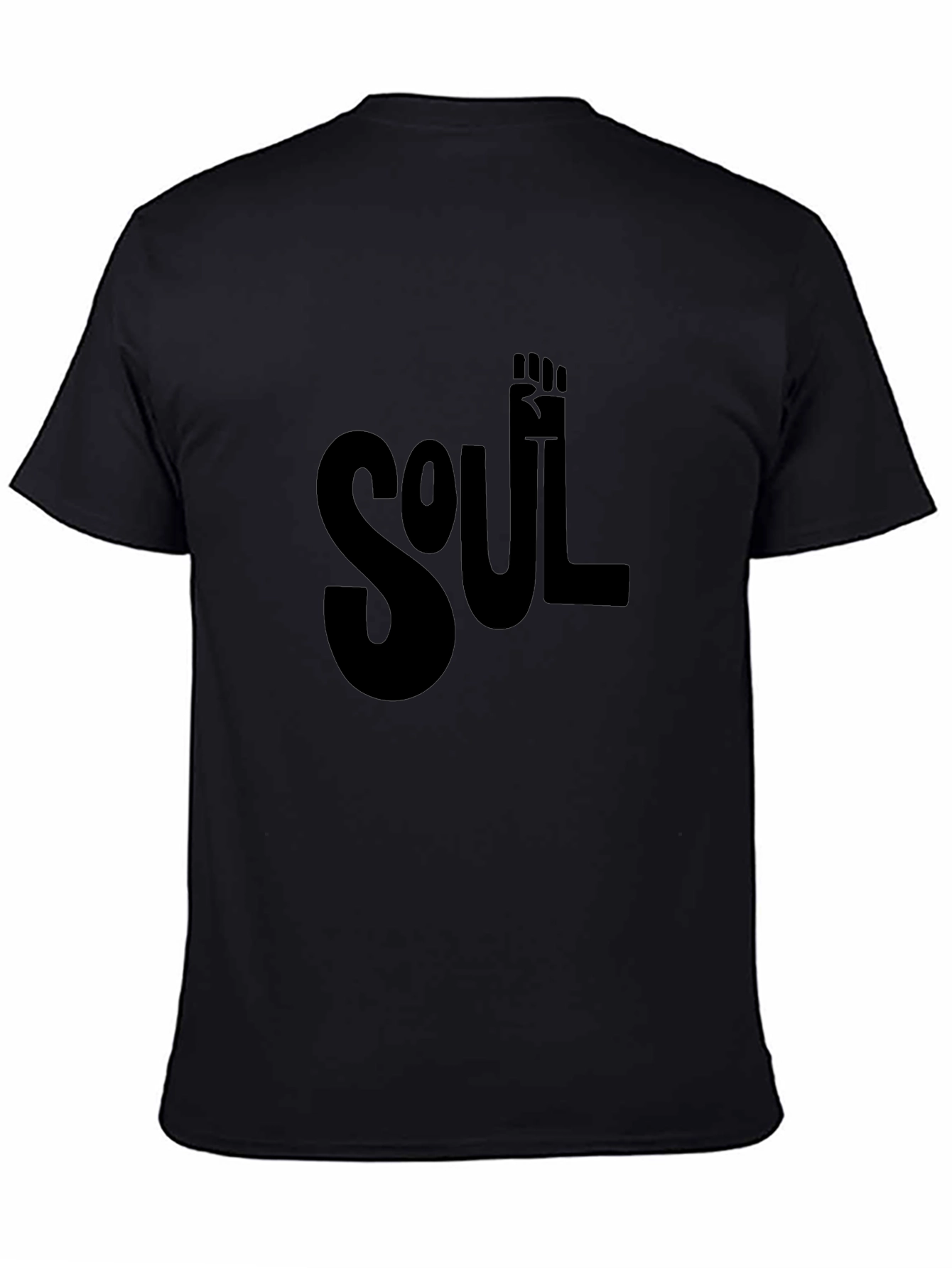 Soul Fist Graphic Tee - Black Cotton Comfort