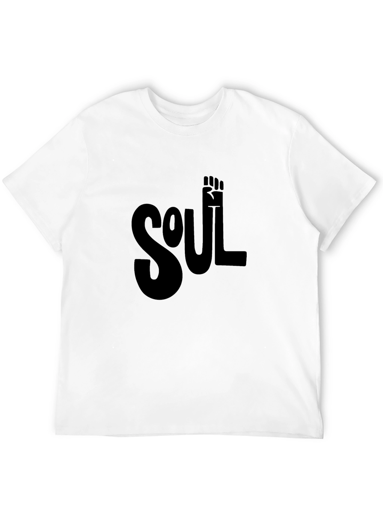 Soul Fist Graphic Tee - Black Cotton Comfort
