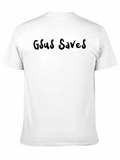 GSUS Saves Graphic T-Shirt - Bold Black Cotton Tee