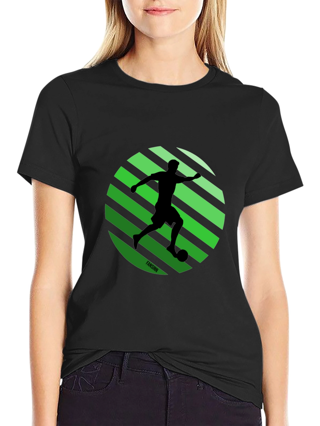 Soccer Silhouette Graphic Tee - Stylish Sportswear