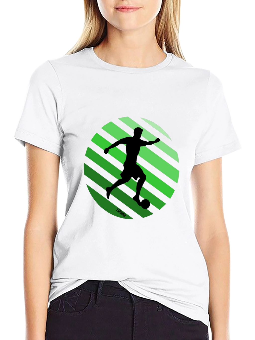 Soccer Silhouette Graphic Tee - Stylish Sportswear