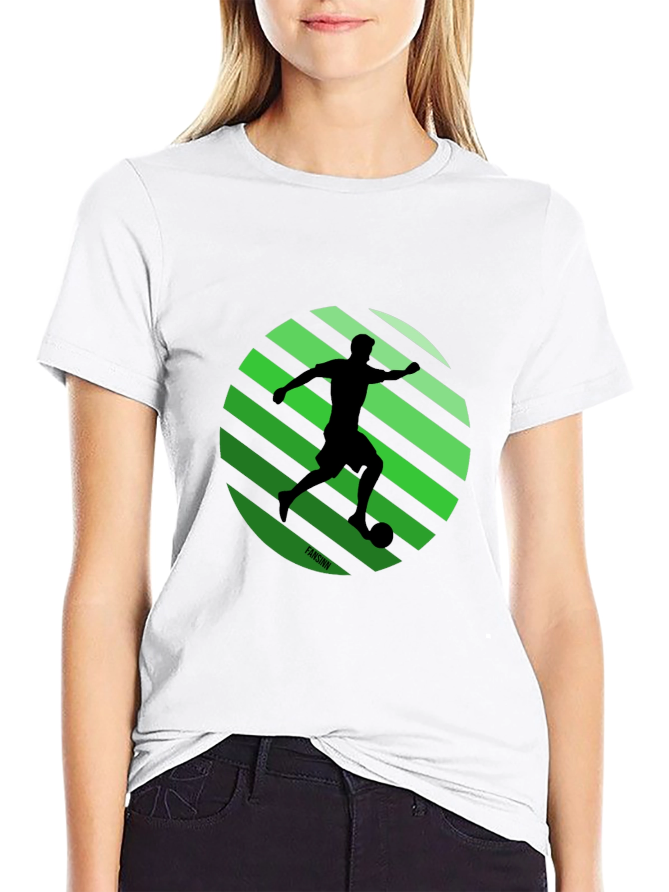 Soccer Silhouette Graphic Tee - Stylish Sportswear