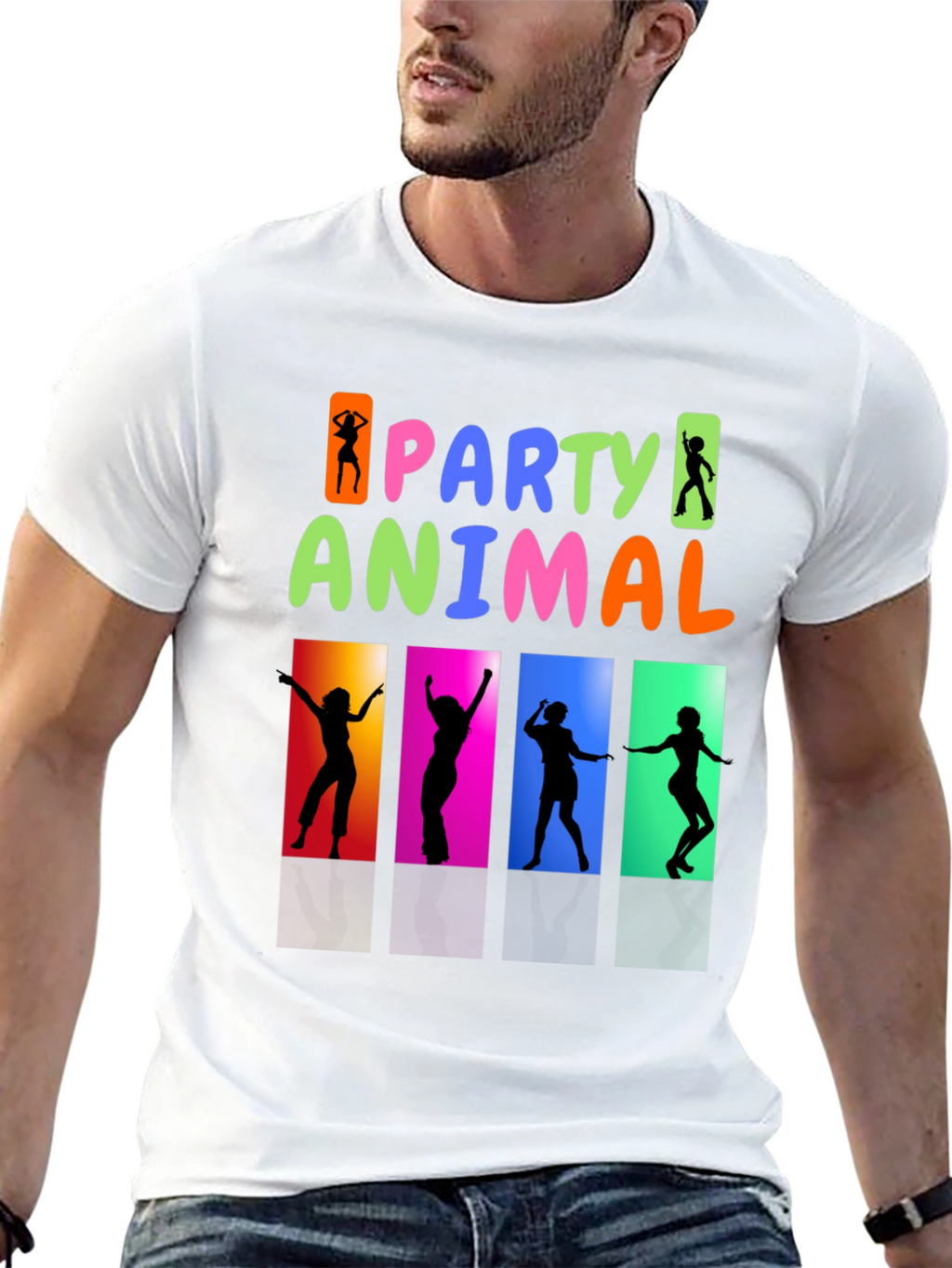 Party Animal Graphic T-Shirt