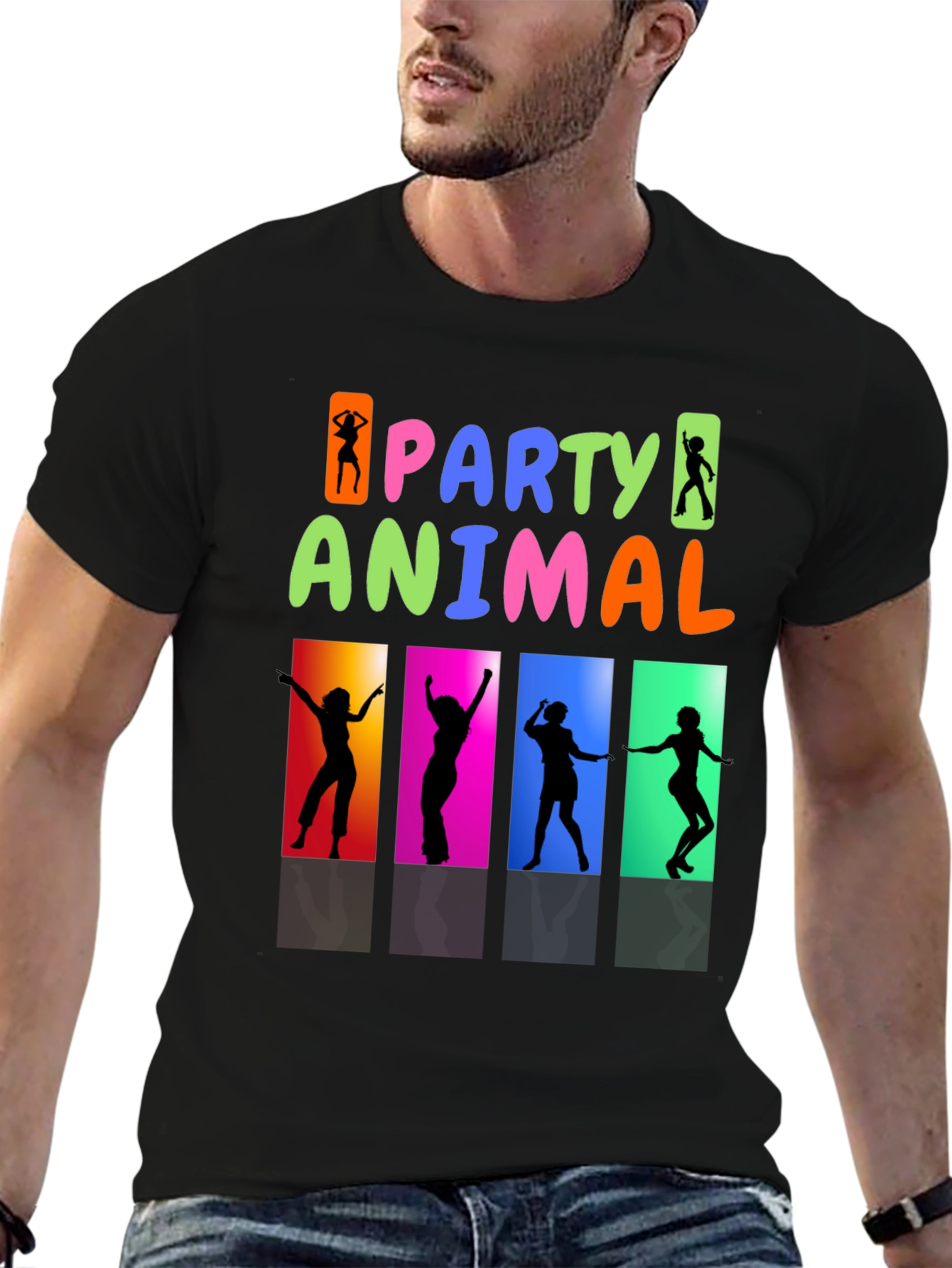 Party Animal Graphic T-Shirt