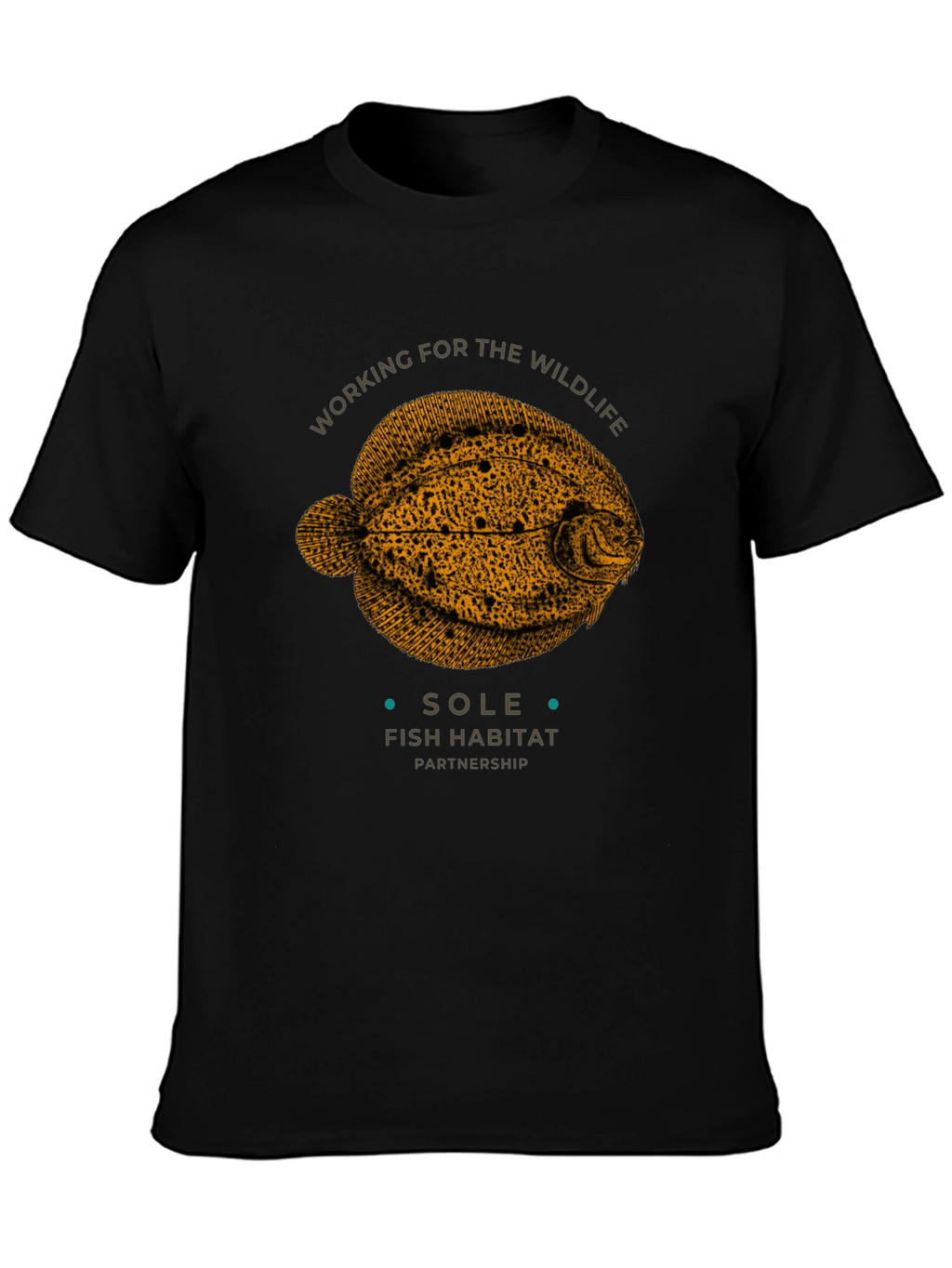 Sole Fish Habitat T-Shirt - Wildlife Conservation Tee