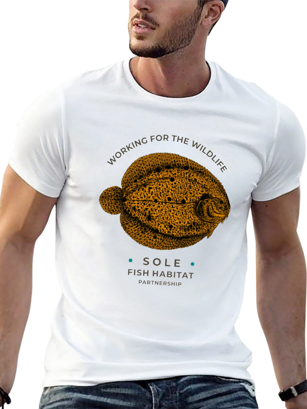 Sole Fish Habitat T-Shirt - Wildlife Conservation Tee