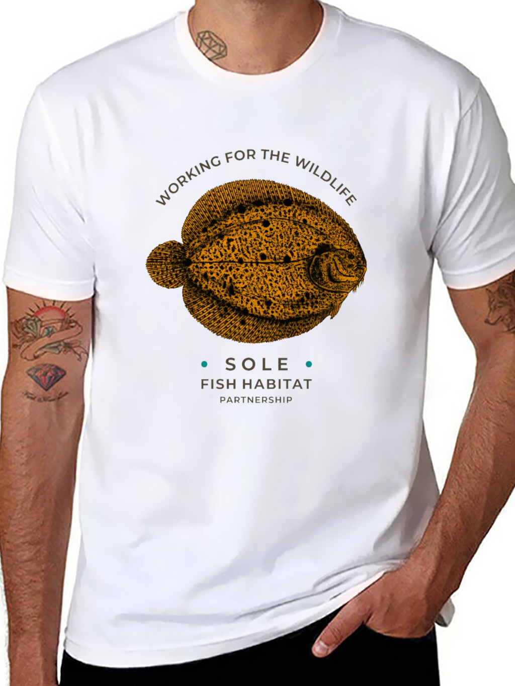 Sole Fish Habitat T-Shirt - Wildlife Conservation Tee