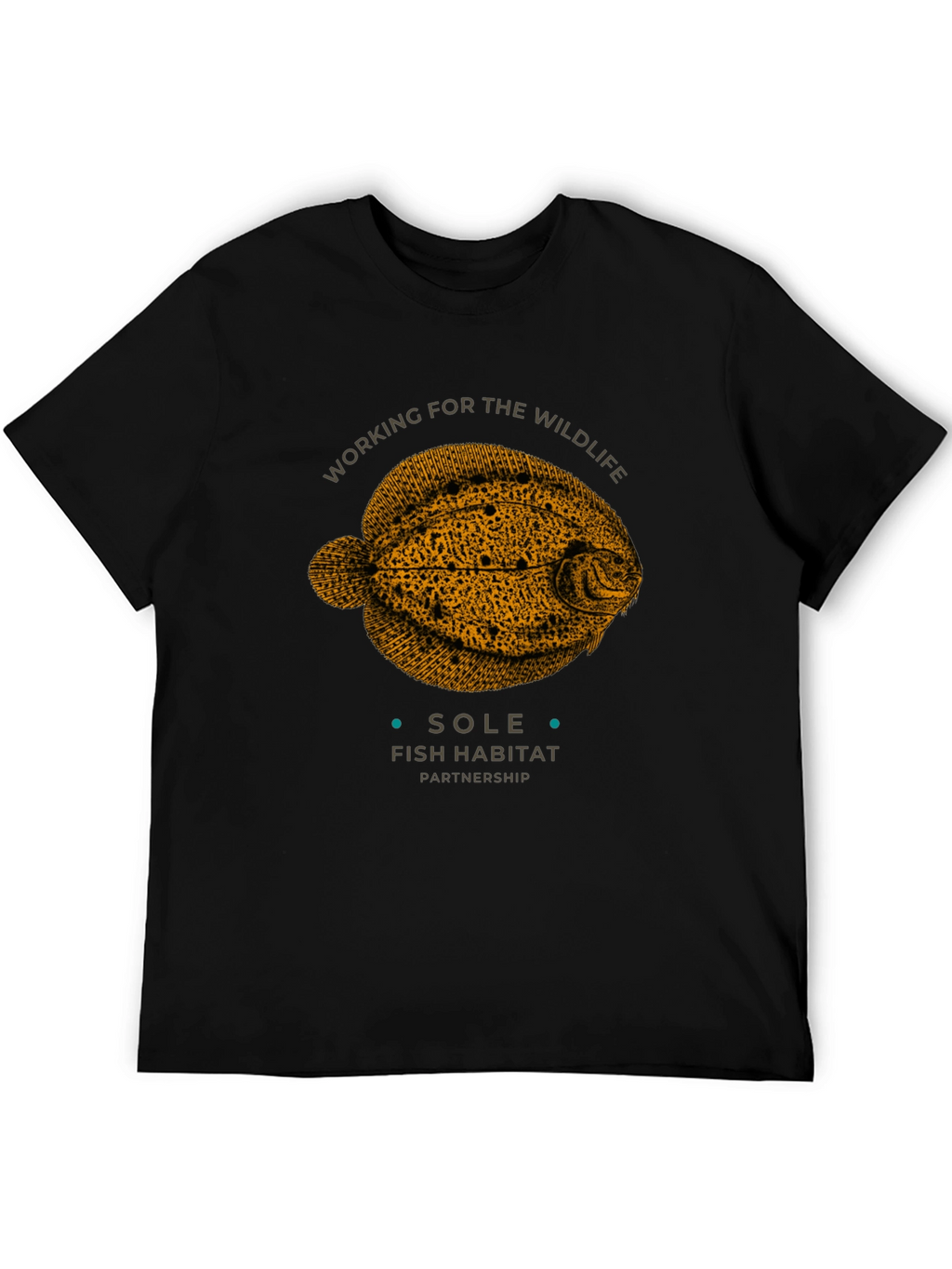 Sole Fish Habitat T-Shirt - Wildlife Conservation Tee