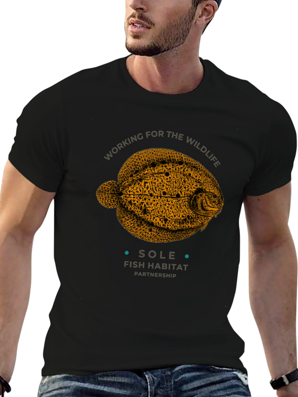 Sole Fish Habitat T-Shirt - Wildlife Conservation Tee