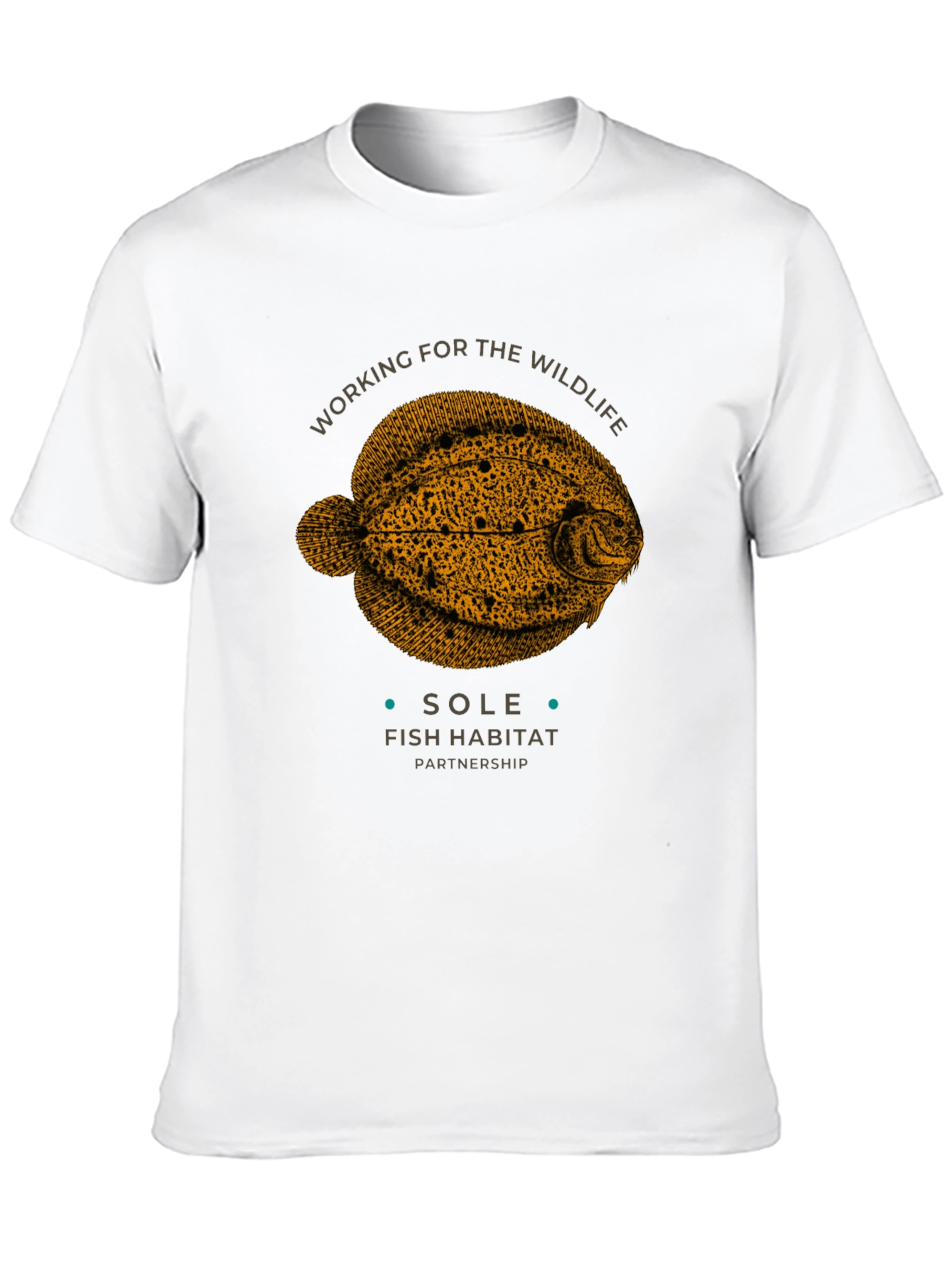 Sole Fish Habitat T-Shirt - Wildlife Conservation Tee