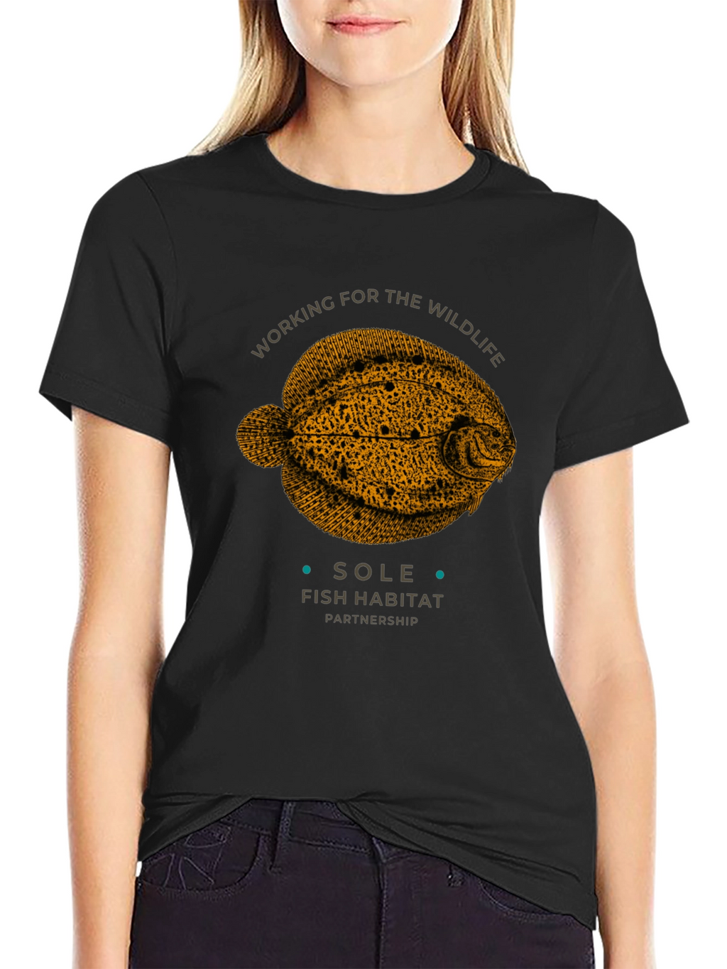 Sole Fish Habitat T-Shirt - Wildlife Conservation Tee