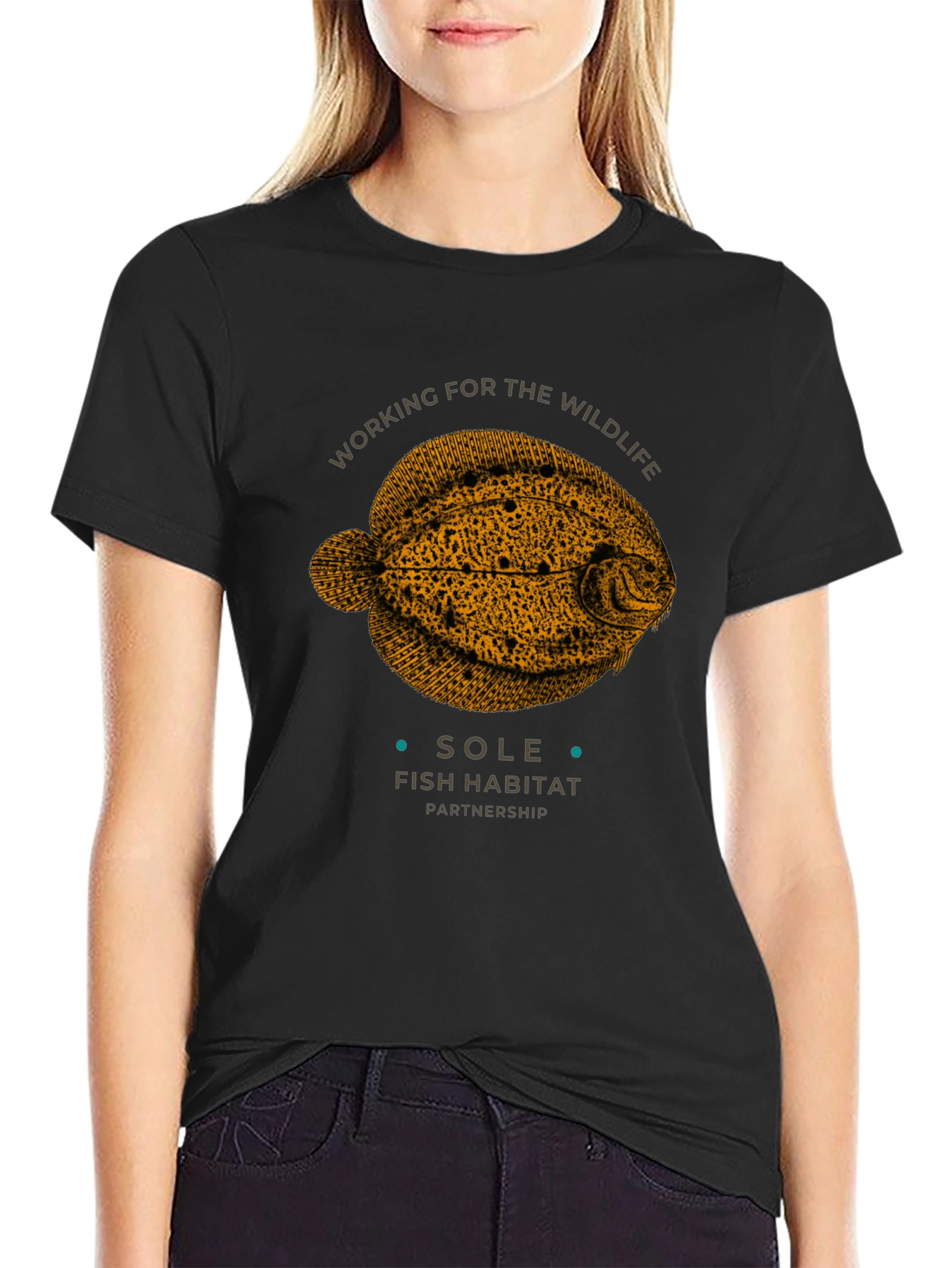 Sole Fish Habitat T-Shirt - Wildlife Conservation Tee
