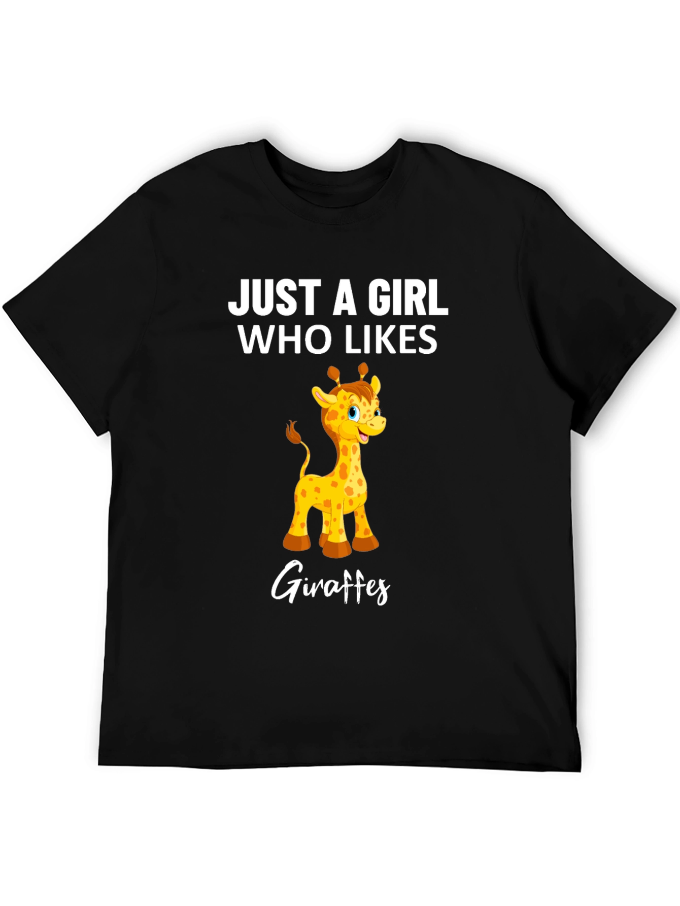 Giraffe Lover T-Shirt - Just a Girl Who Likes Giraffes
