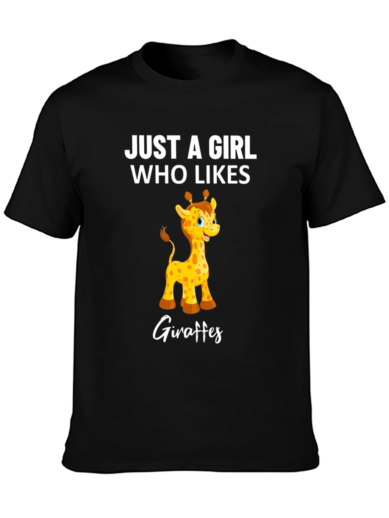 Giraffe Lover T-Shirt - Just a Girl Who Likes Giraffes