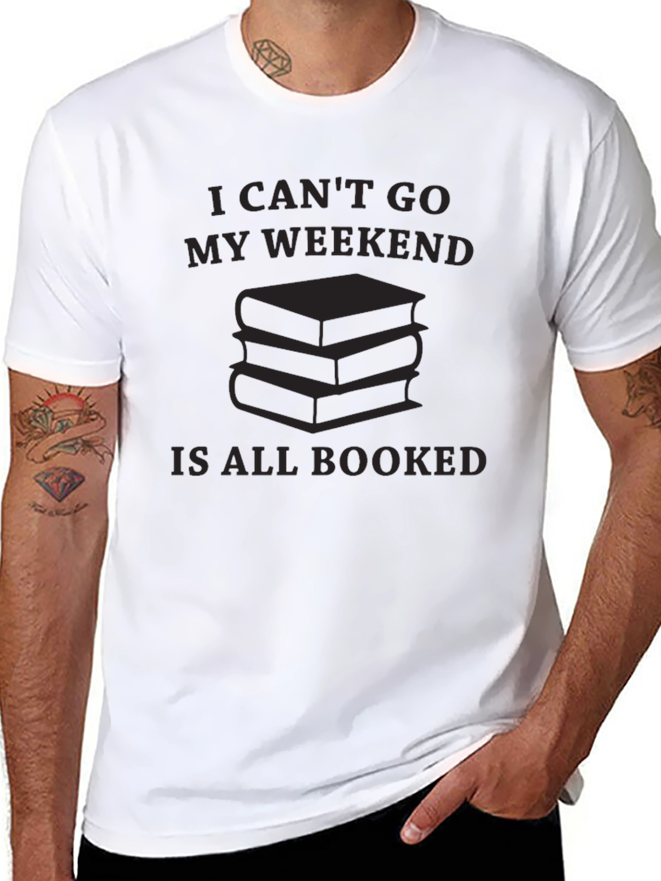 Booked Weekend Graphic T-Shirt