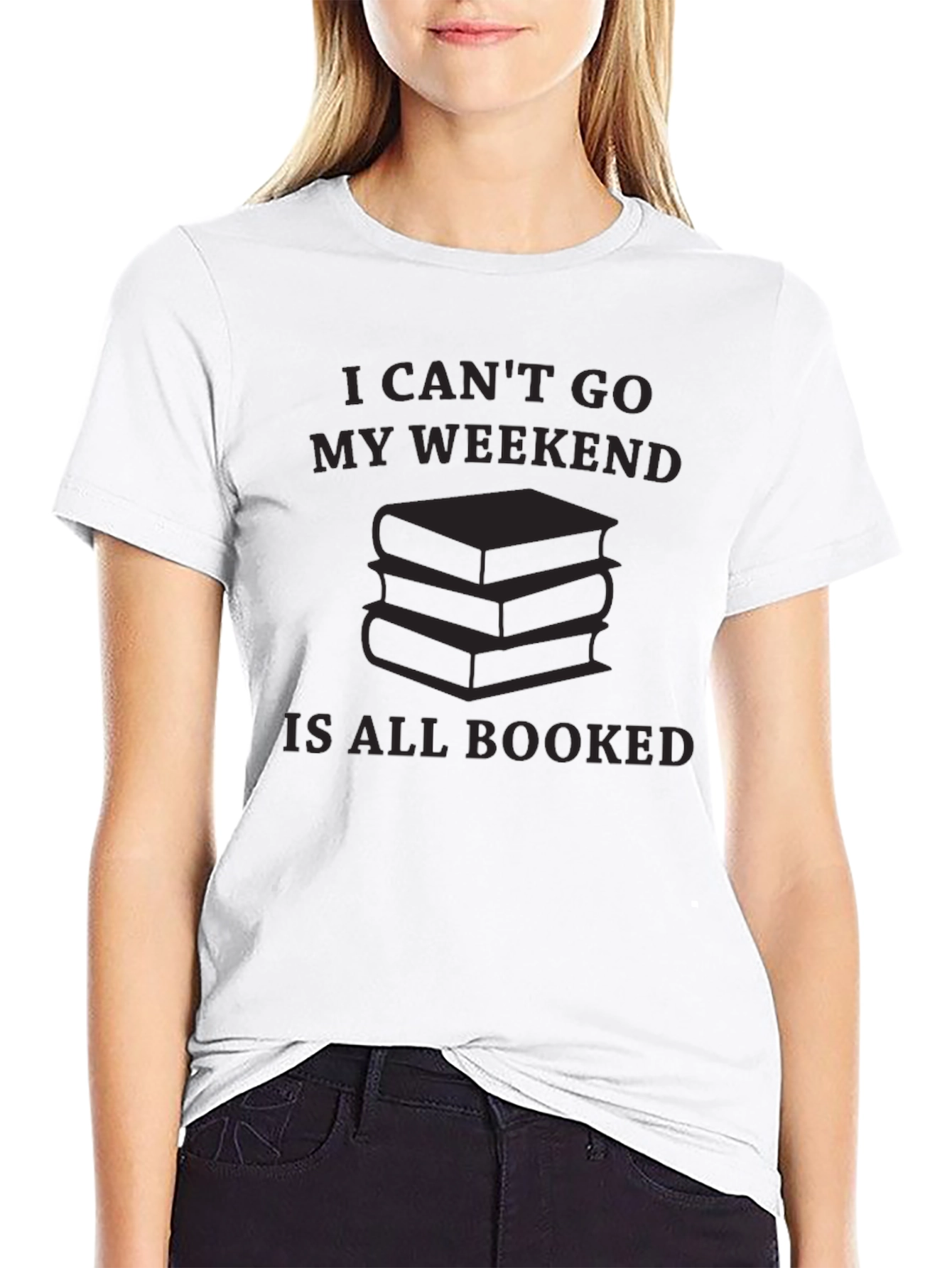 Booked Weekend Graphic T-Shirt