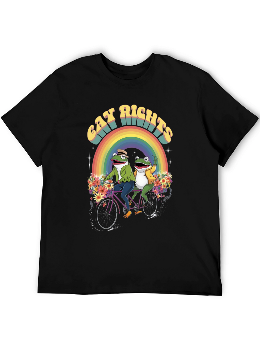 Gay Rights Frogs Rainbow Pride T-Shirt