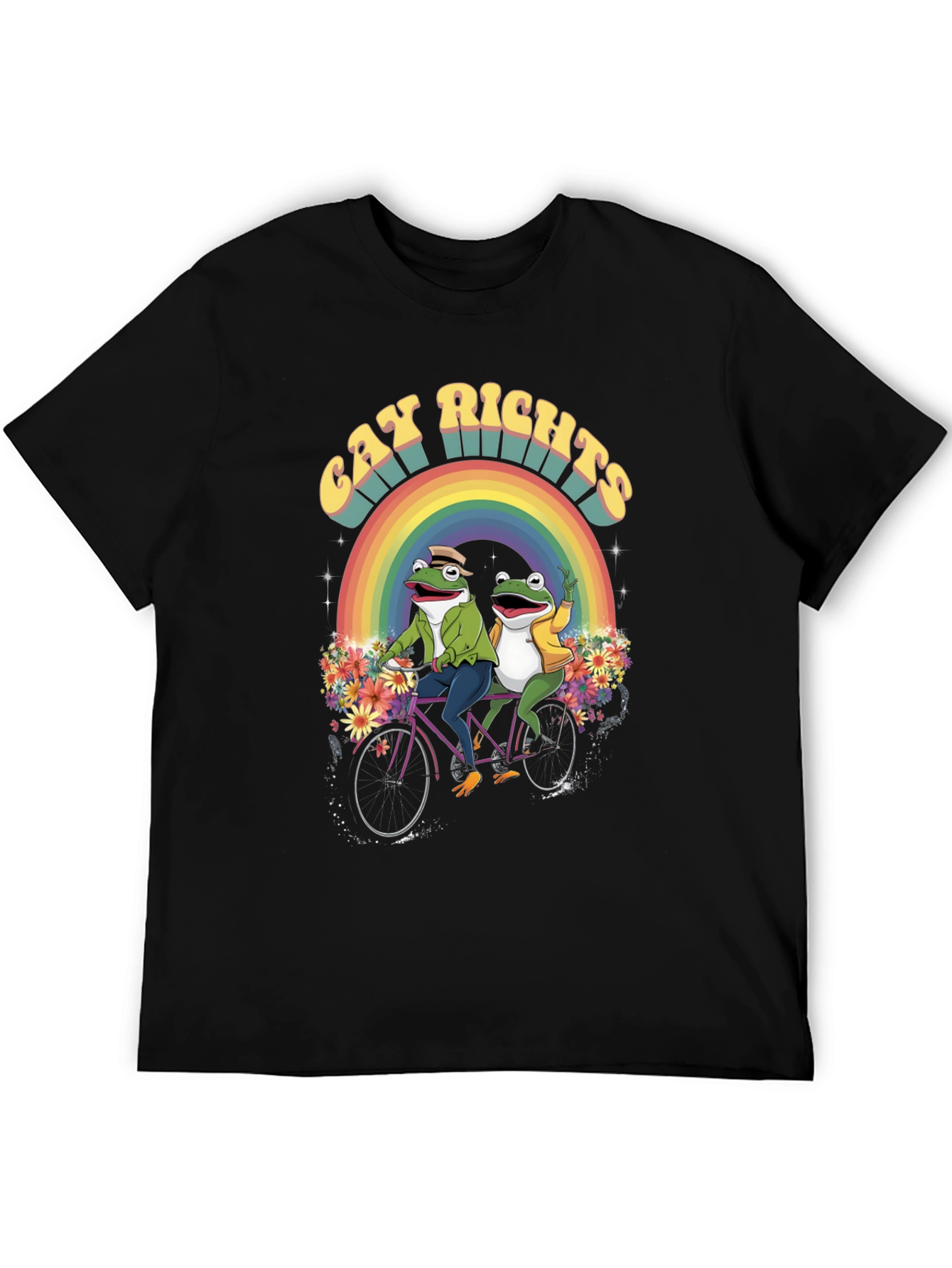 Gay Rights Frogs Rainbow Pride T-Shirt