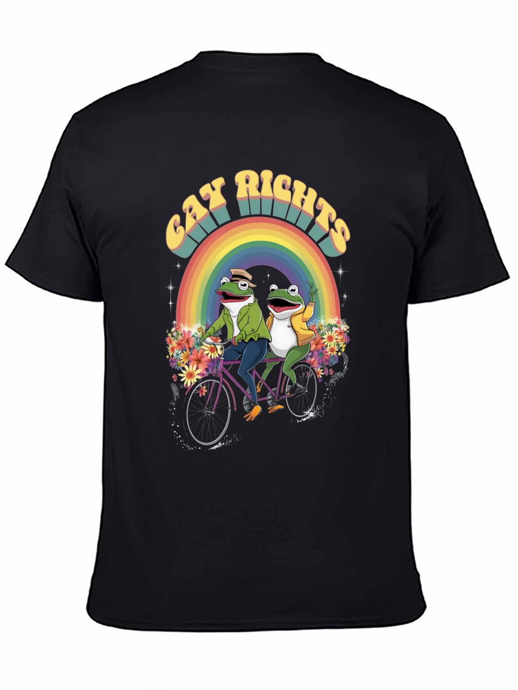 Gay Rights Frogs Rainbow Pride T-Shirt