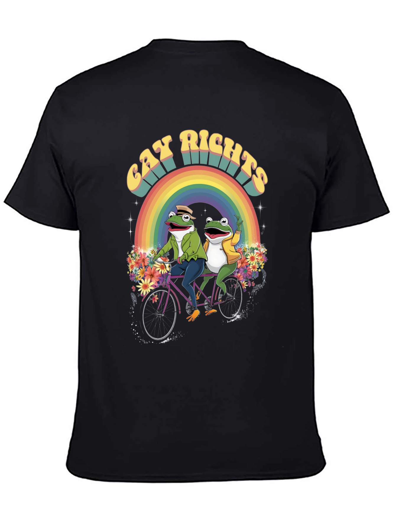 Gay Rights Frogs Rainbow Pride T-Shirt