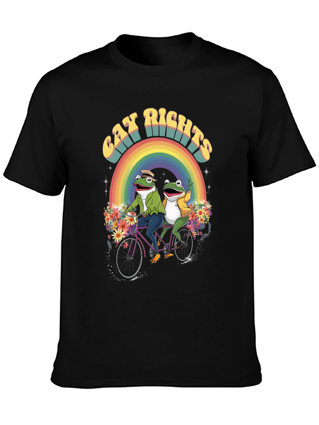 Gay Rights Frogs Rainbow Pride T-Shirt