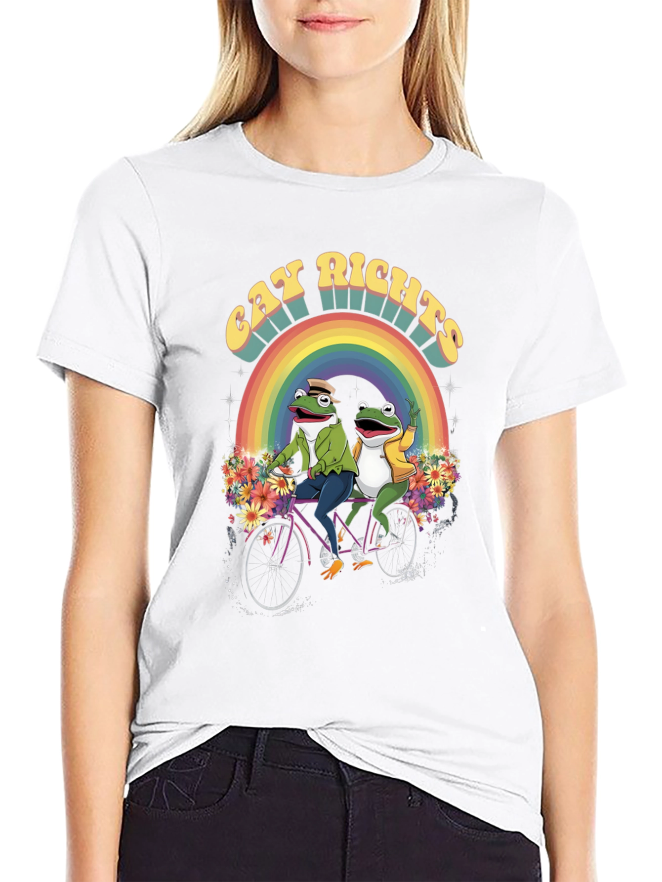 Gay Rights Frogs Rainbow Pride T-Shirt