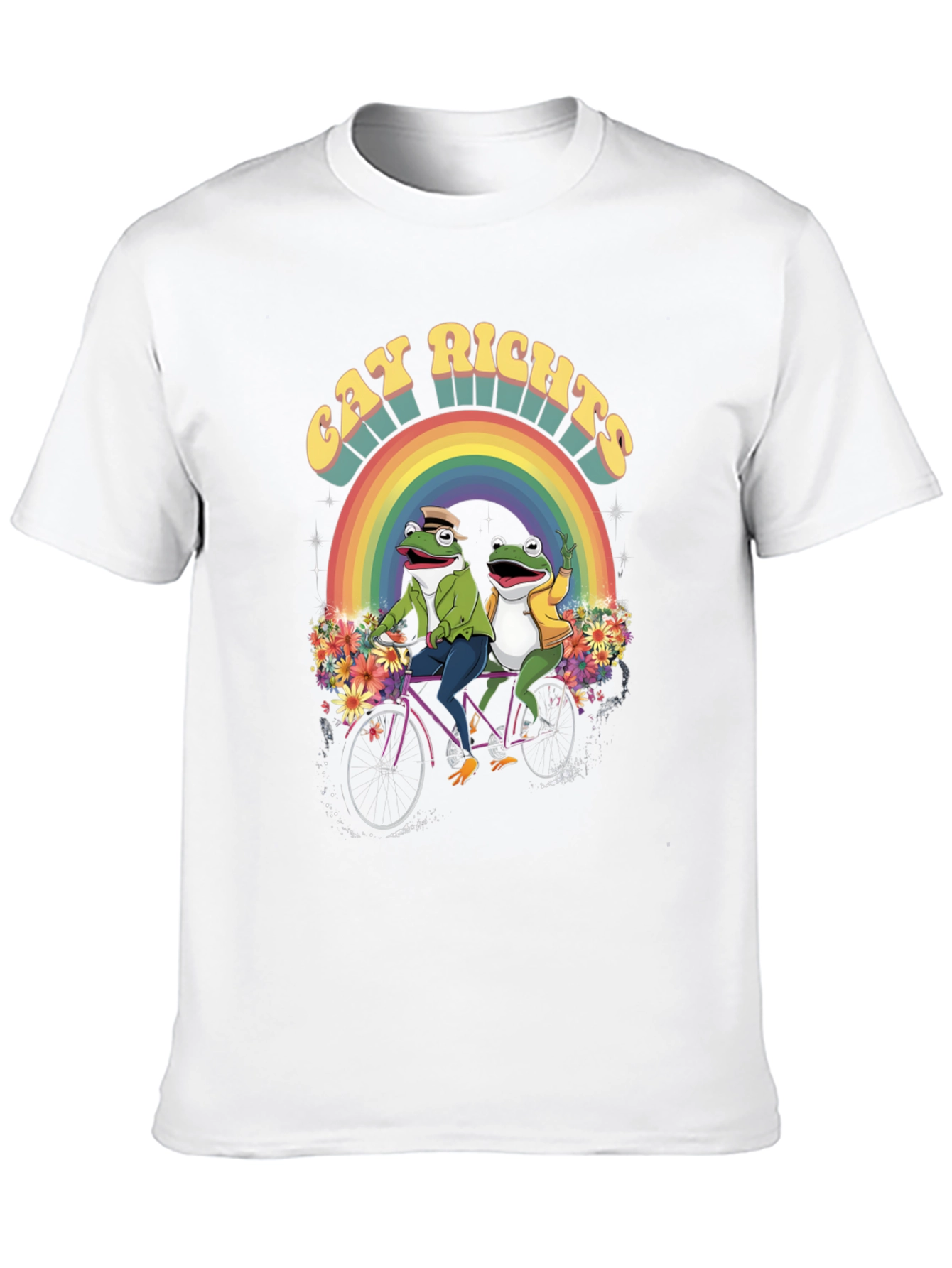 Gay Rights Frogs Rainbow Pride T-Shirt