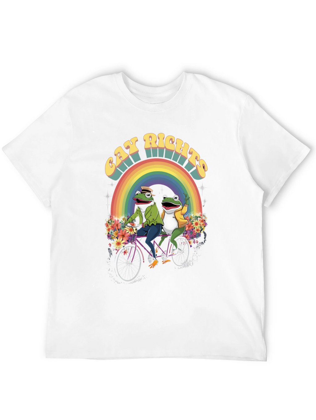 Gay Rights Frogs Rainbow Pride T-Shirt