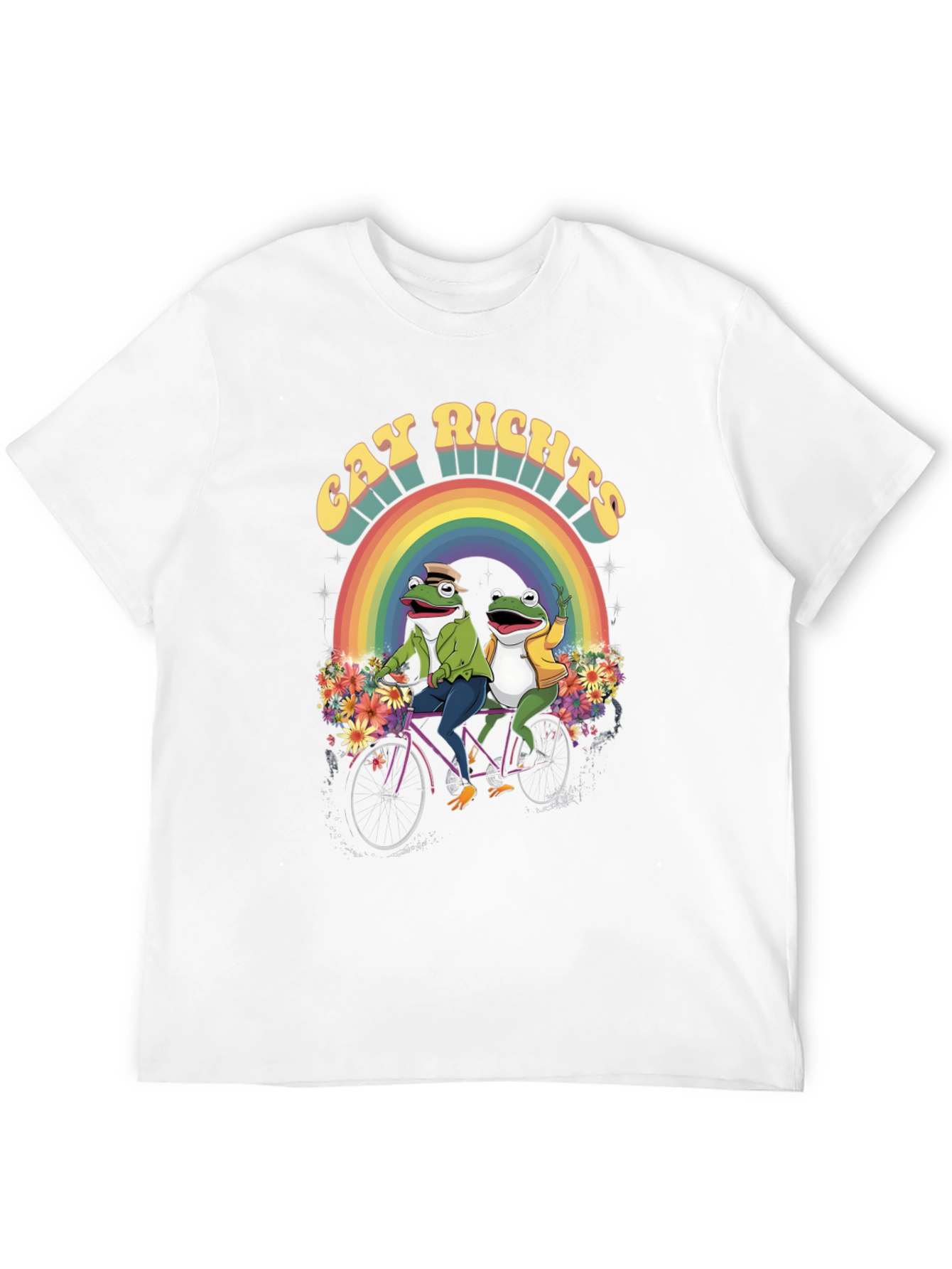 Gay Rights Frogs Rainbow Pride T-Shirt