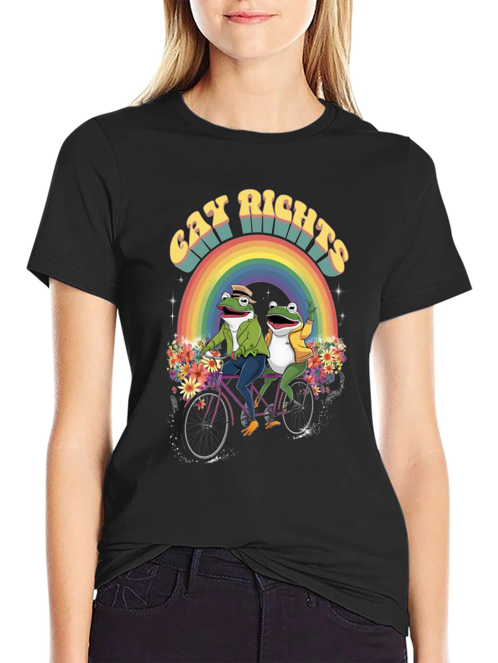 Gay Rights Frogs Rainbow Pride T-Shirt