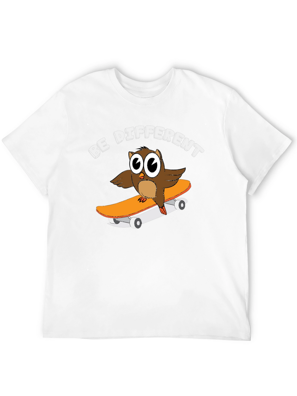 Be Different Owl Skateboard Graphic Tee