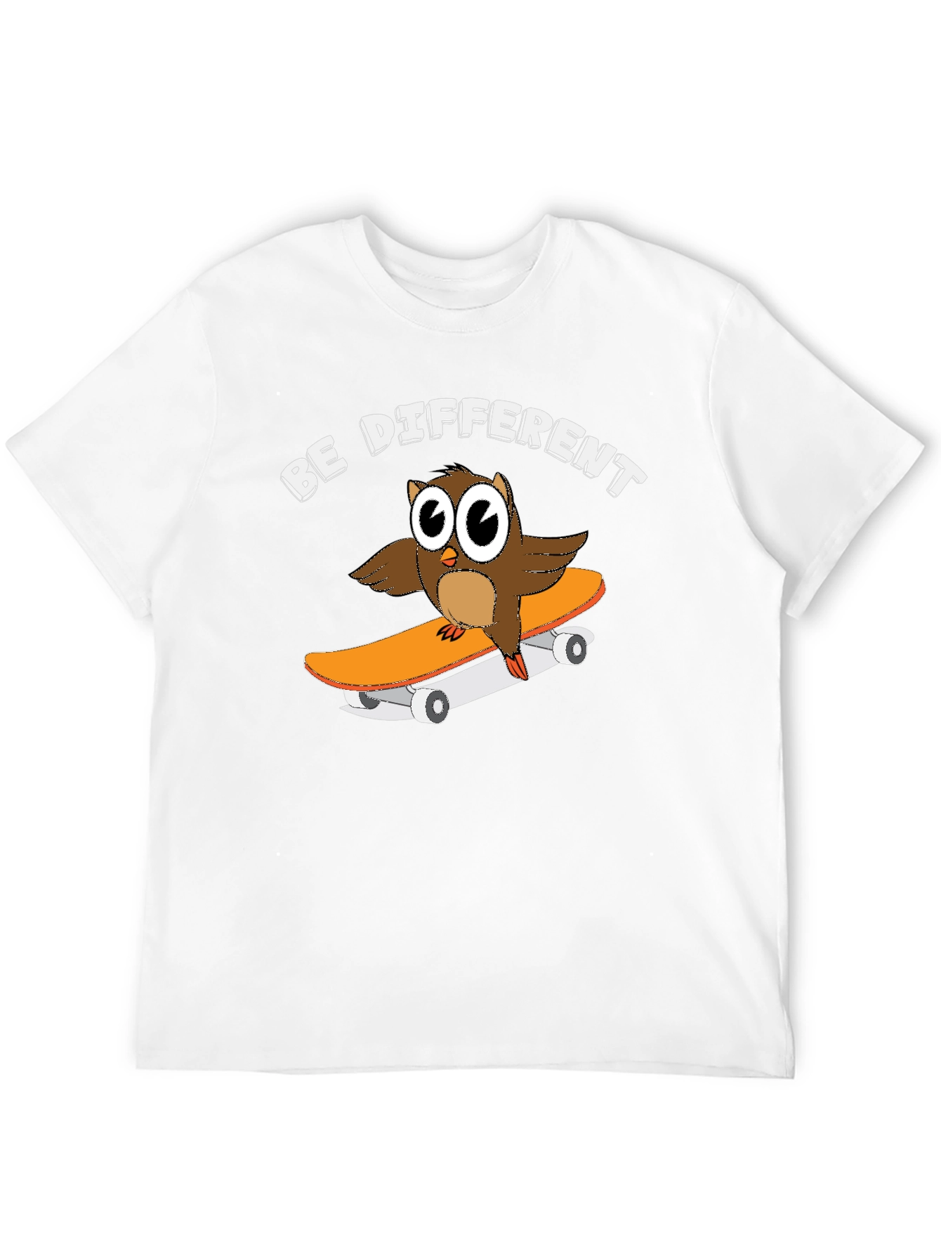 Be Different Owl Skateboard Graphic Tee