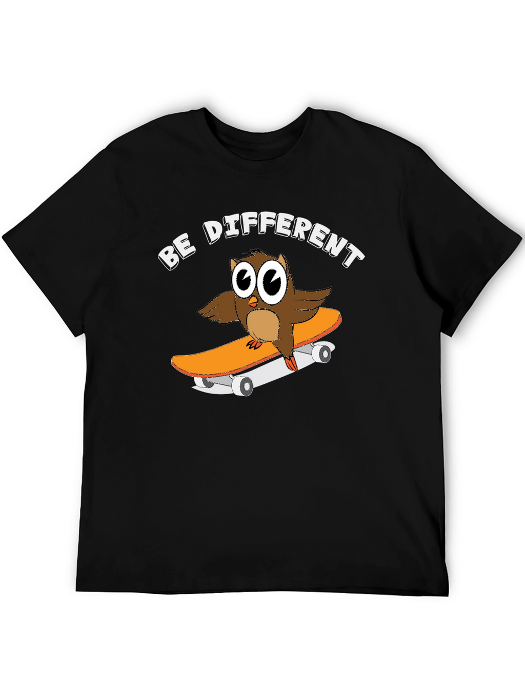 Be Different Owl Skateboard Graphic Tee