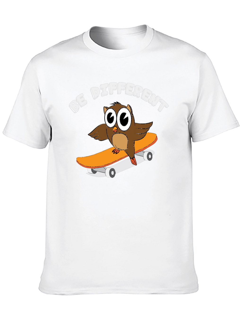 Be Different Owl Skateboard Graphic Tee