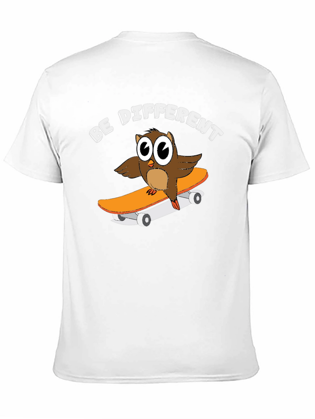 Be Different Owl Skateboard Graphic Tee