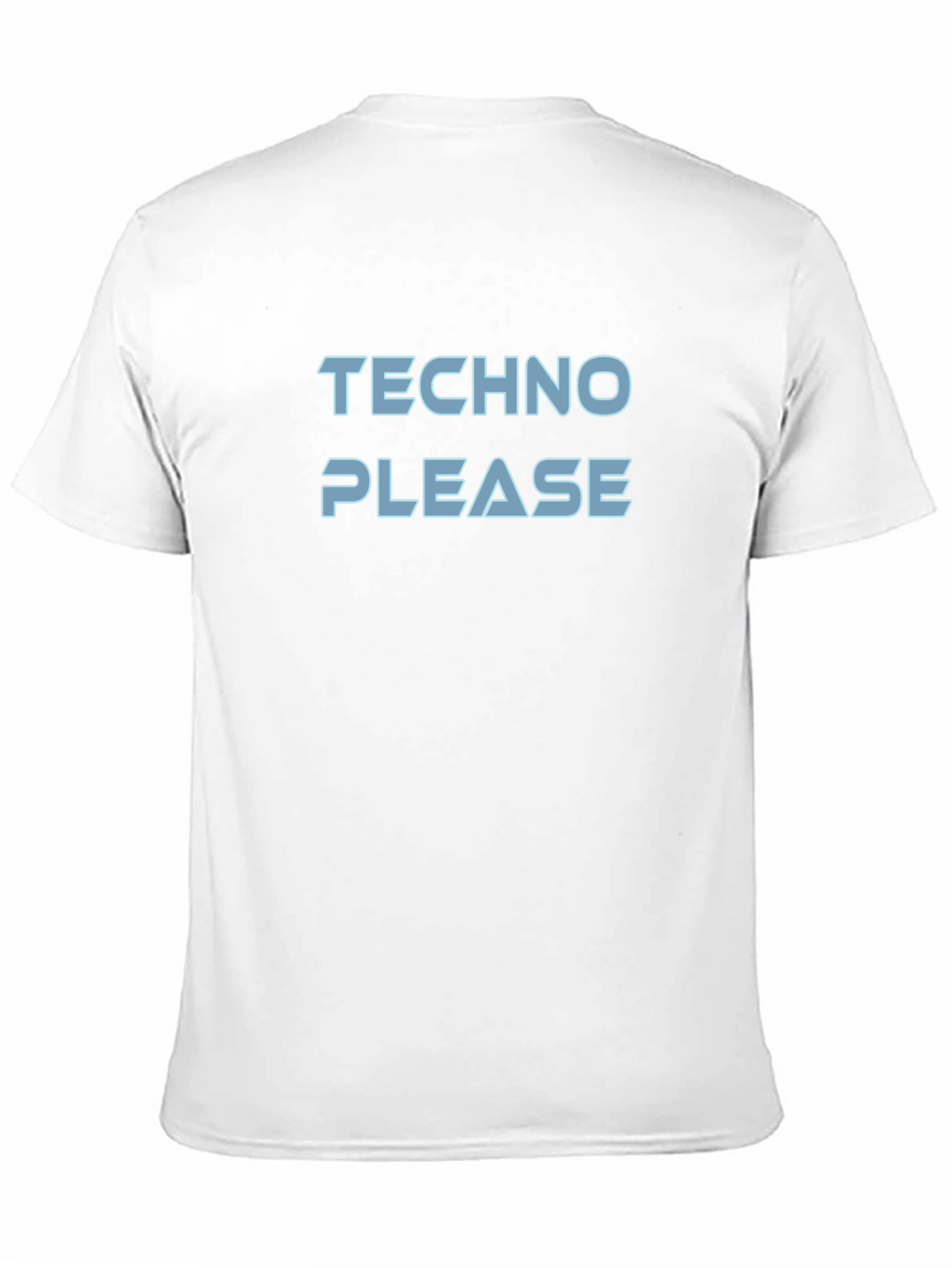 Techno Please Graphic T-Shirt - Black