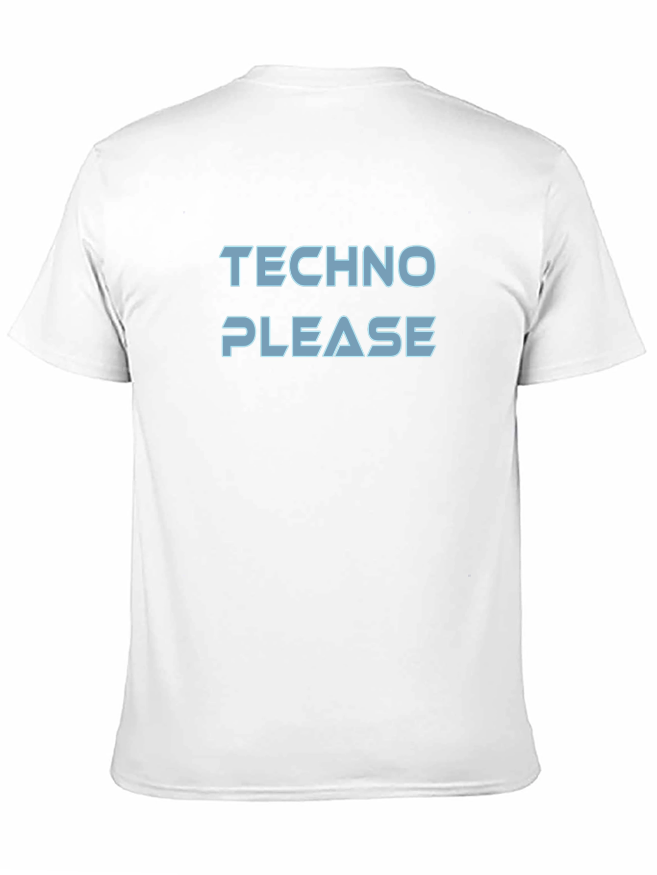 Techno Please Graphic T-Shirt - Black