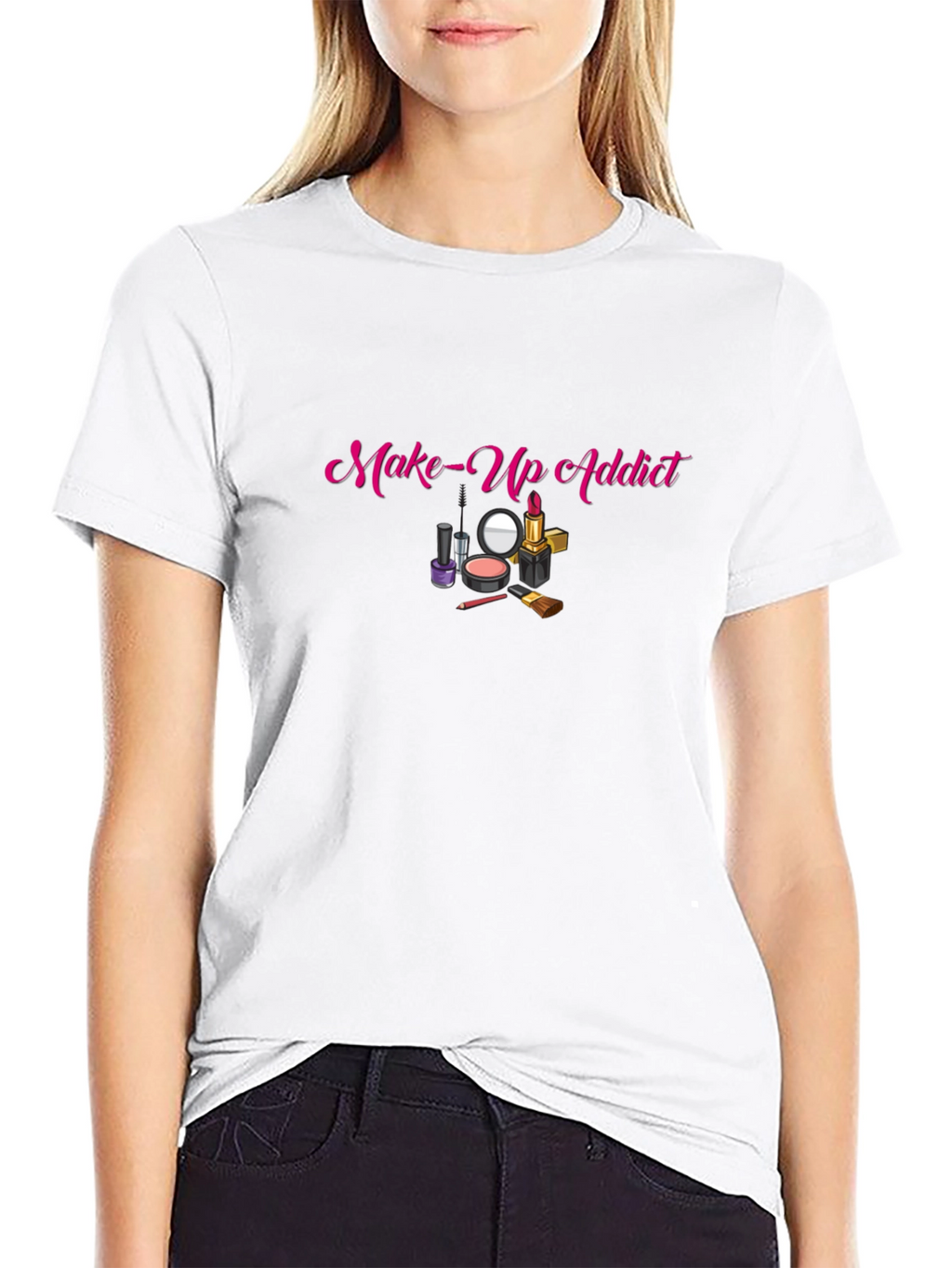 Make-Up Addict Black T-Shirt